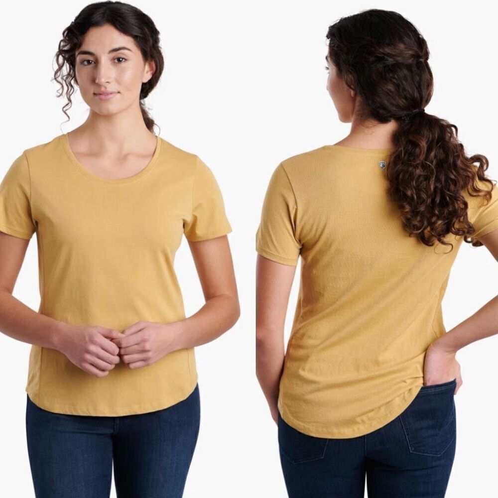 KUHL‎ Yellow Short Sleeve Tee Short XL